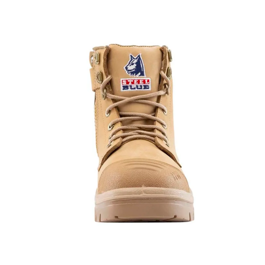 Steel Blue Argyle Zip Side Scuff Cap Safety Boot 312652 Safety Wear