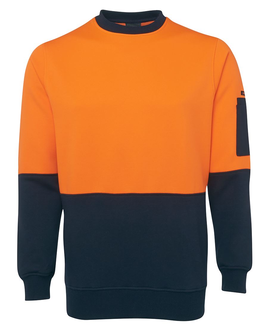 Hi vis crew neck jumper outlet