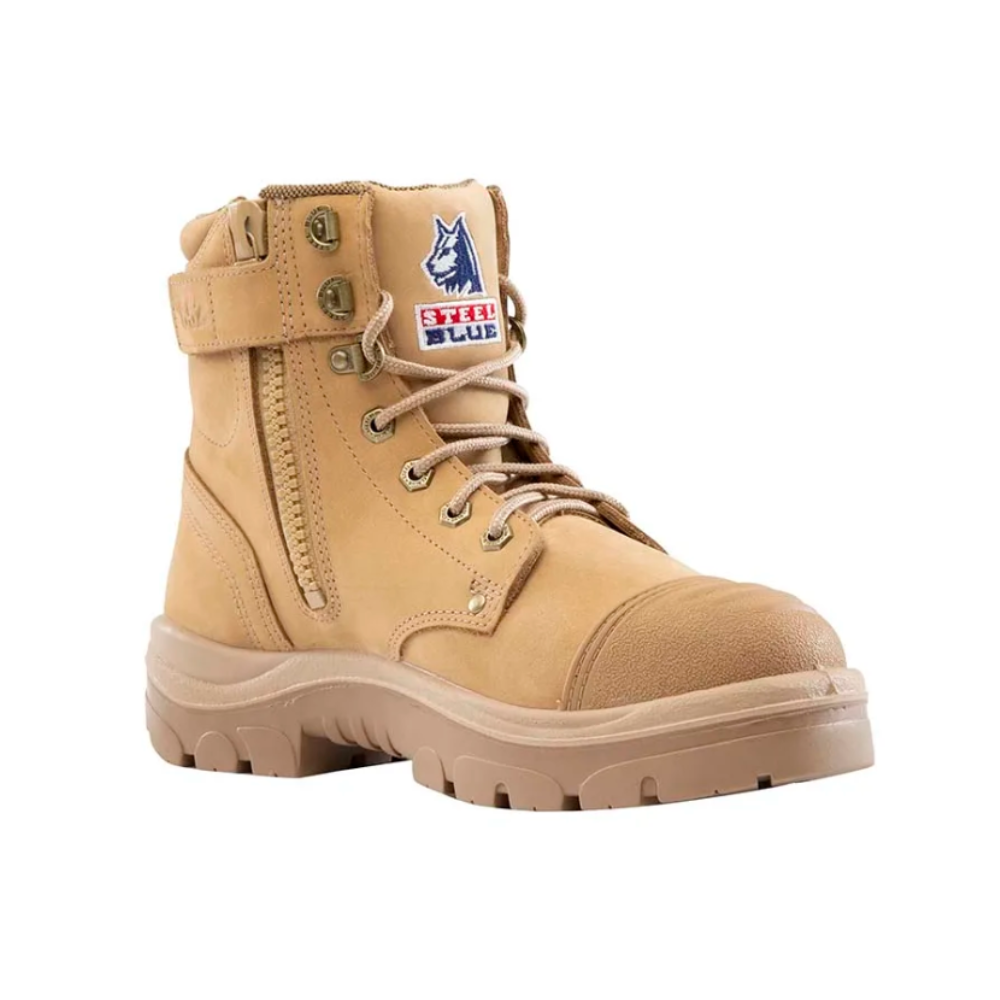 Steel Blue Argyle Zip Side Scuff Cap Safety Boot 312652 Safety