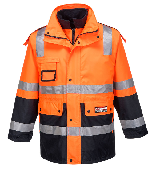 HUSKI HI VIS VENTURE 4 IN 1 JACKET K8106 Safety Wear