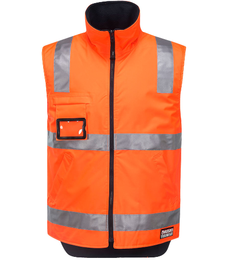 Fleece lined 2025 safety vest