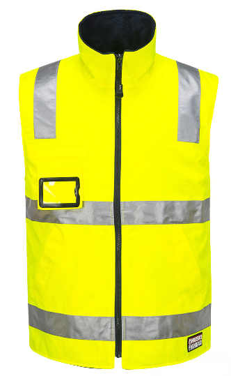 Grey high 2025 vis jacket